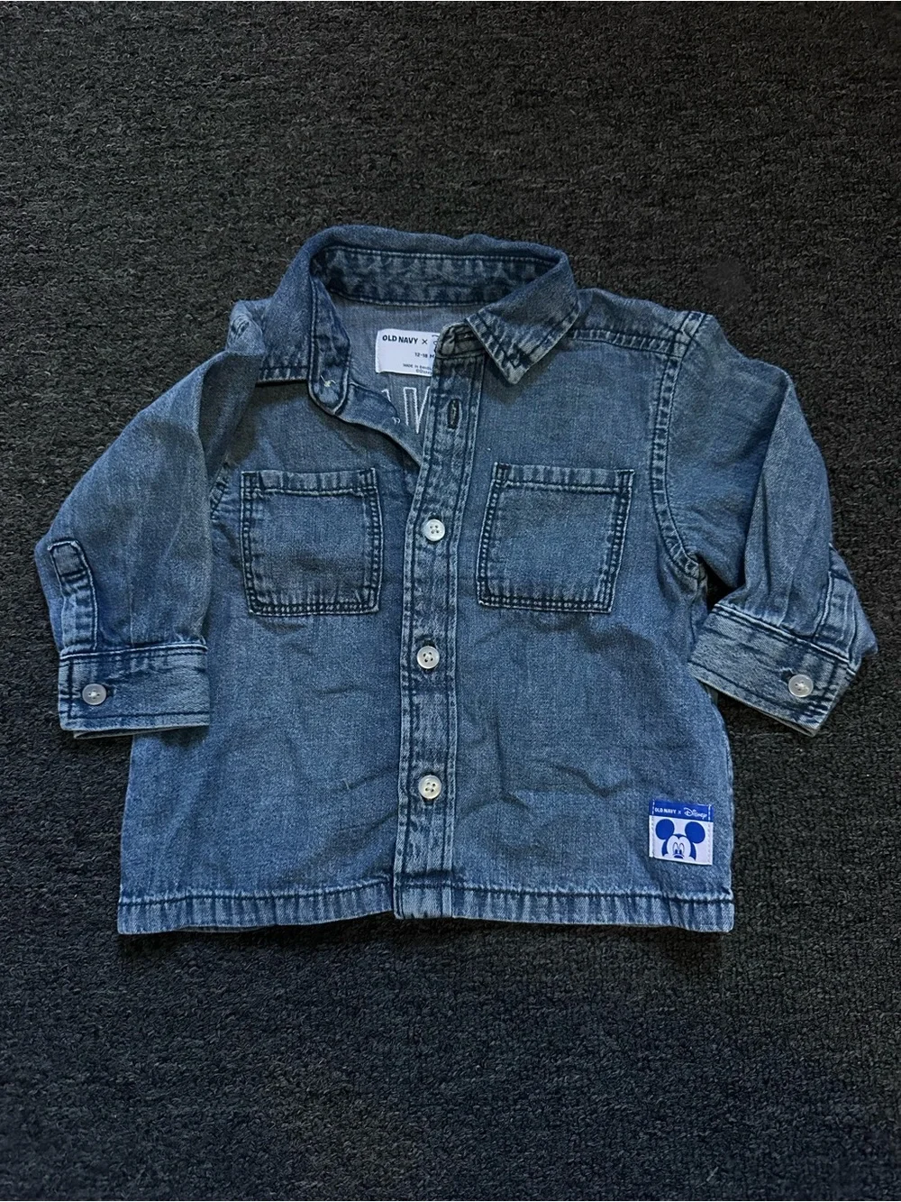Old Navy Kids Denim Jacket in Medium Blue Wash